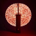  Solid wood creative desktop book lamp